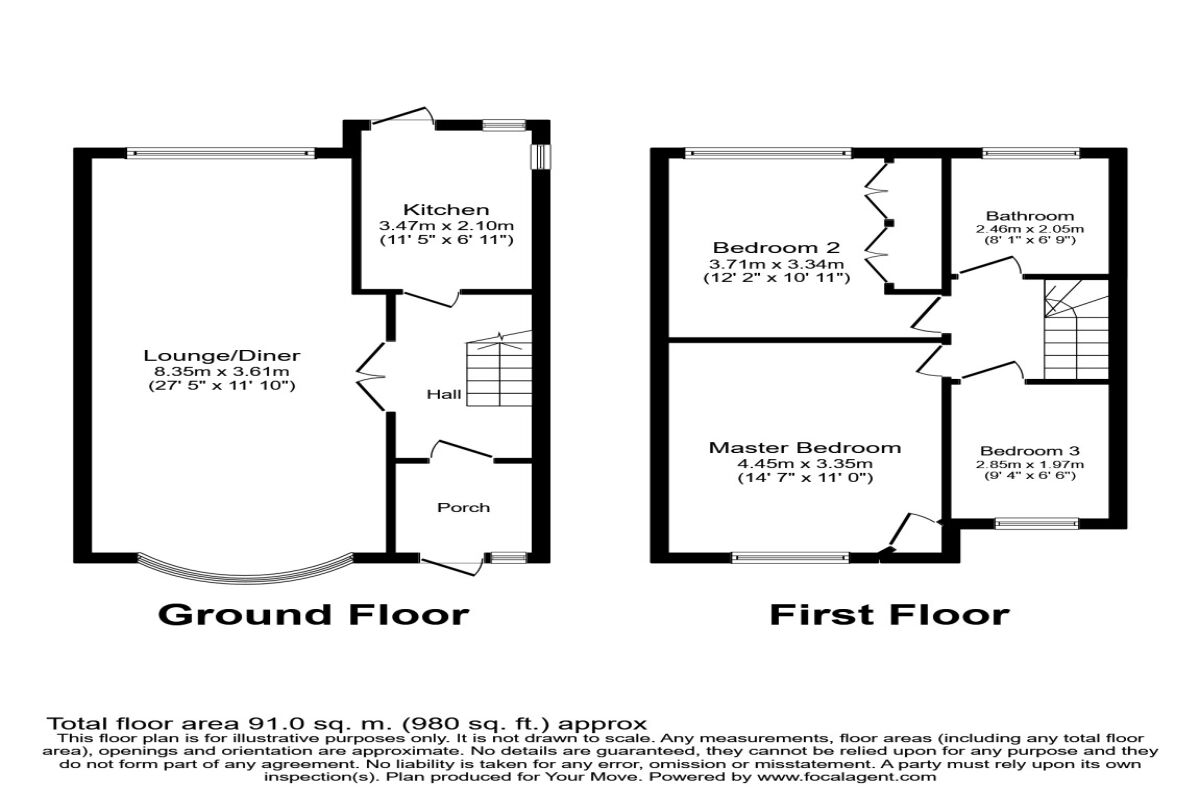 Floorplan of 3 bedroom Semi Detached House to rent, Woolwich Road, London, SE2