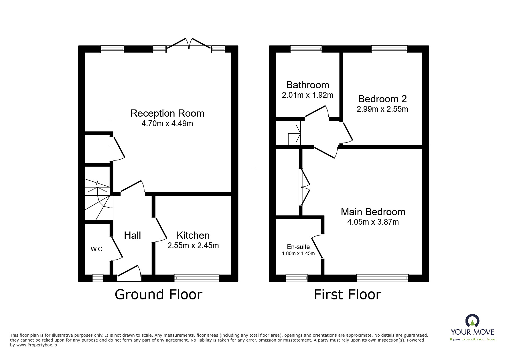 Floorplan of 2 bedroom Mid Terrace House for sale, Waterside Close, London, SE28