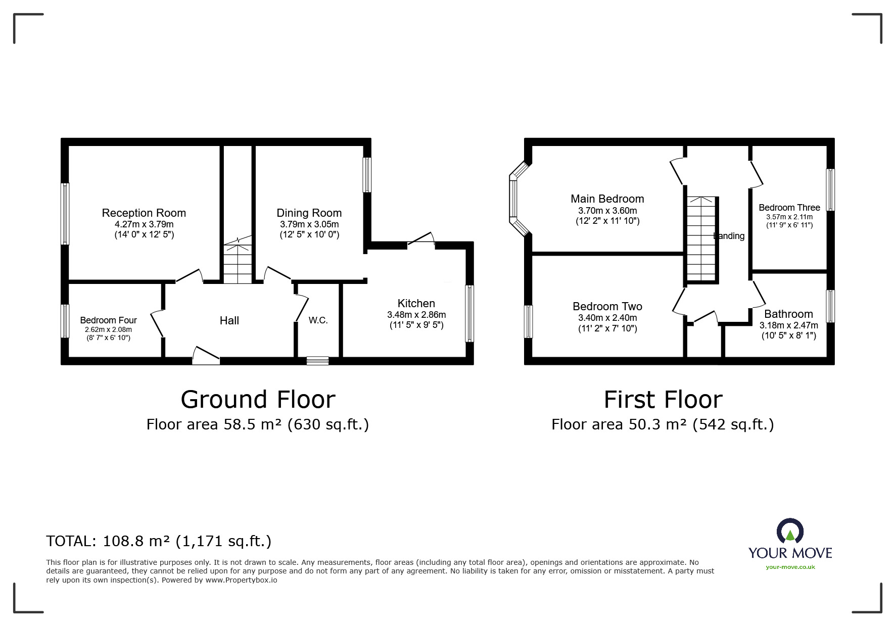 Floorplan of 3 bedroom Semi Detached House for sale, Wickham Lane, London, SE2