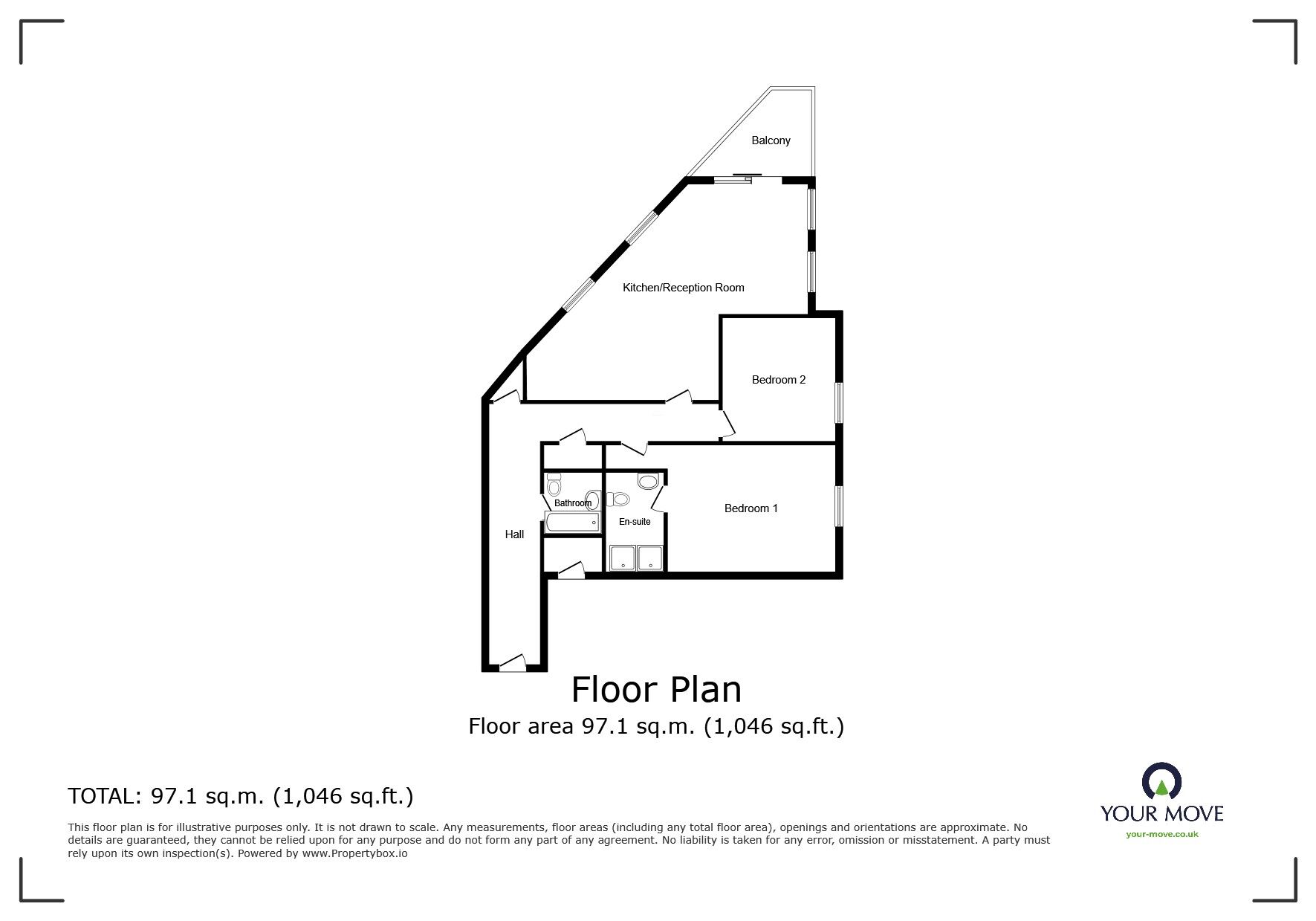 Floorplan of 2 bedroom  Flat to rent, Southmere Drive, London, SE2