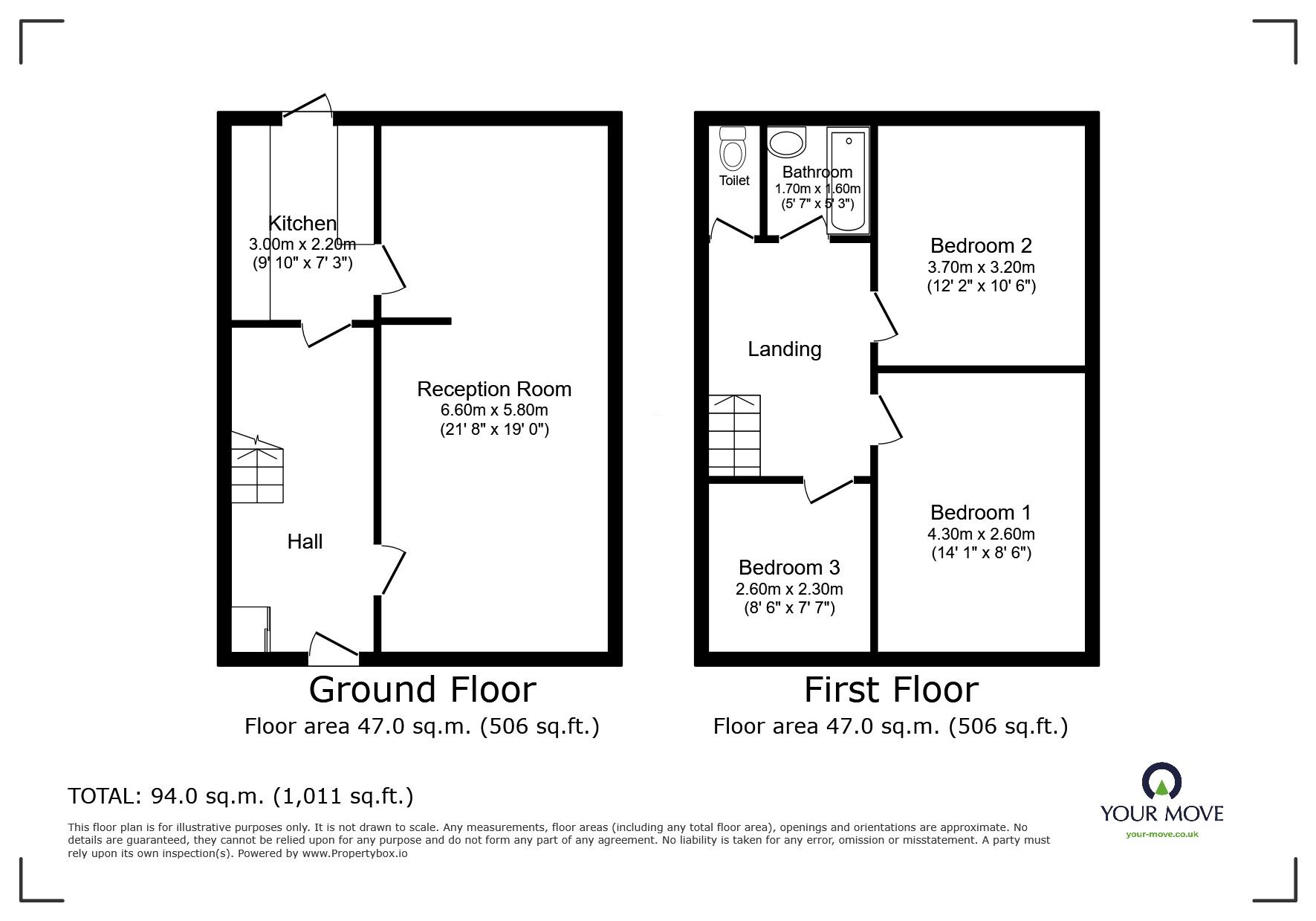 Floorplan of 3 bedroom  Flat to rent, Clendon Way, London, SE18