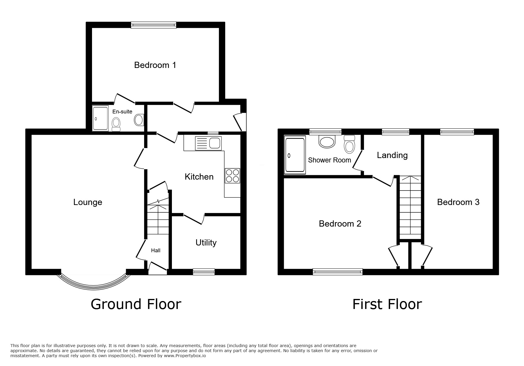 Floorplan of 3 bedroom Mid Terrace House for sale, Highstone Vale, Barnsley, South Yorkshire, S70