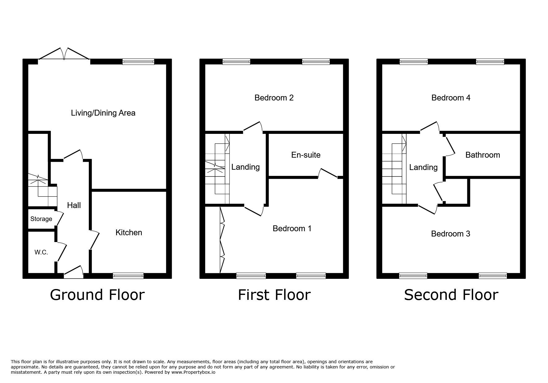 Floorplan of 4 bedroom Semi Detached House for sale, Meadow View, Barnsley, South Yorkshire, S71