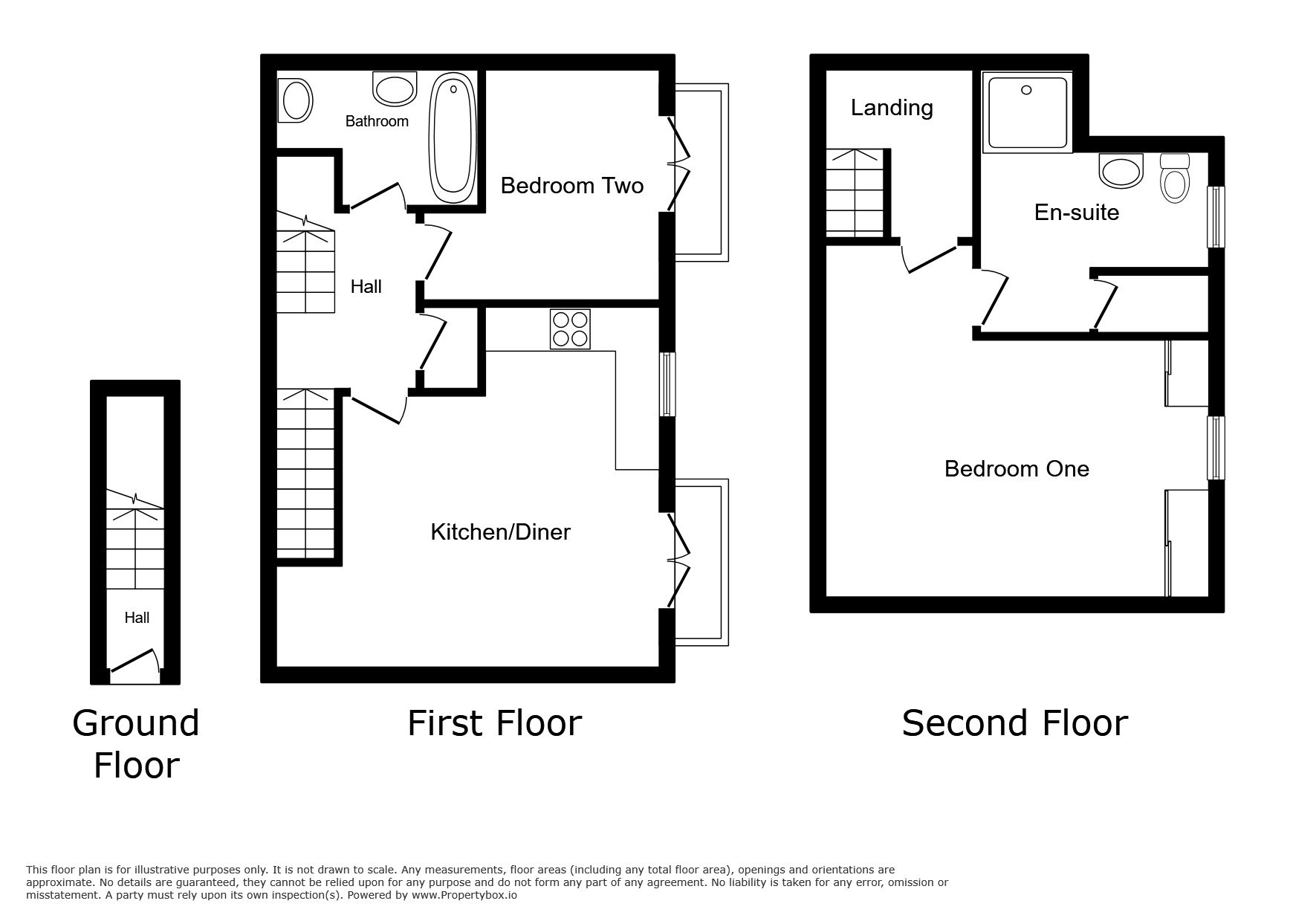 Floorplan of 2 bedroom  Flat to rent, Pogmoor Road, Barnsley, South Yorkshire, S75