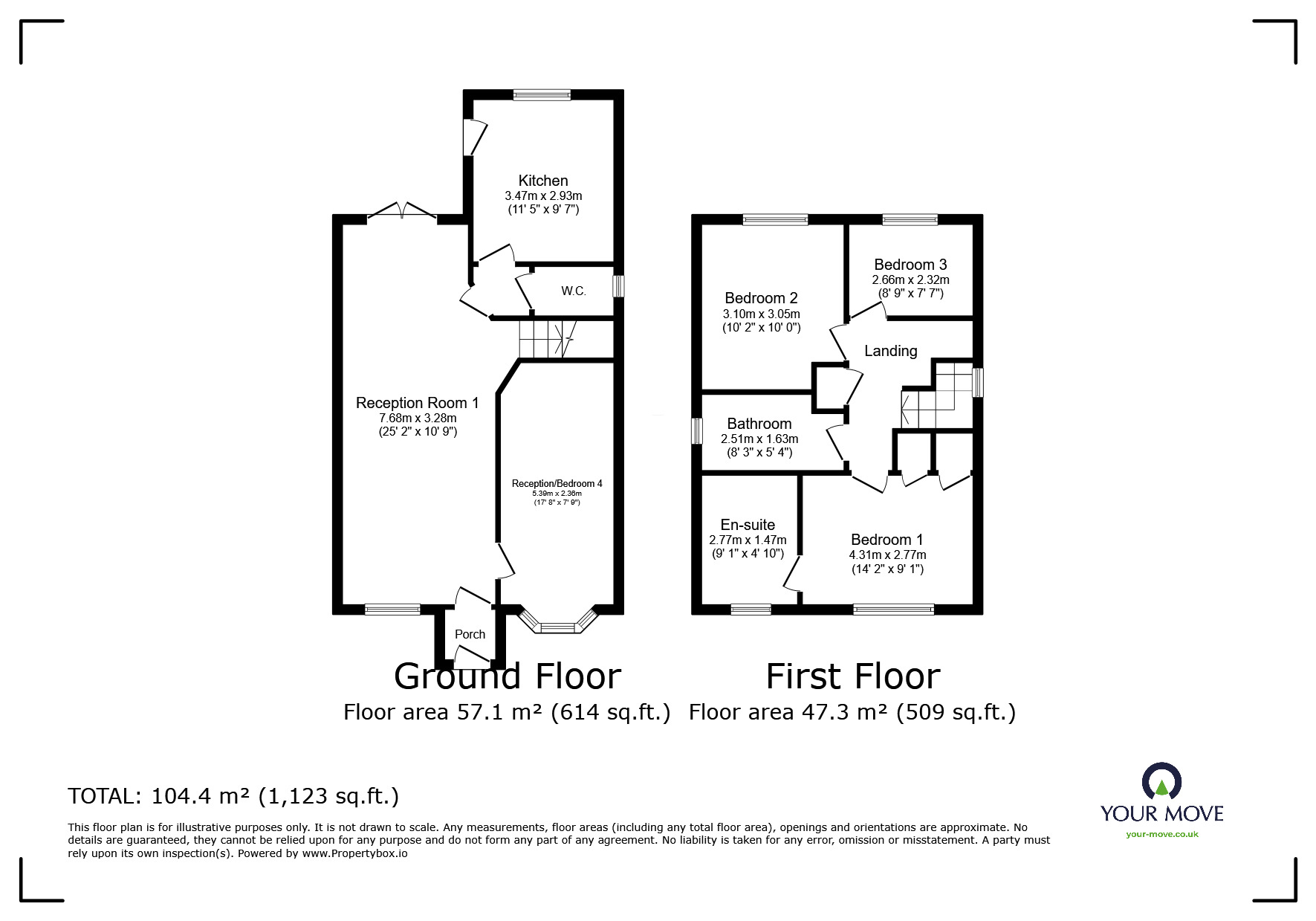 Floorplan of 4 bedroom Detached House for sale, Furlong Court, Goldthorpe, South Yorkshire, S63