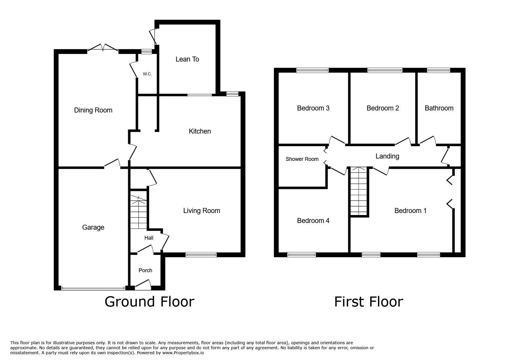 Floorplan of 4 bedroom Semi Detached House for sale, Shenstone Road, Rotherham, South Yorkshire, S65