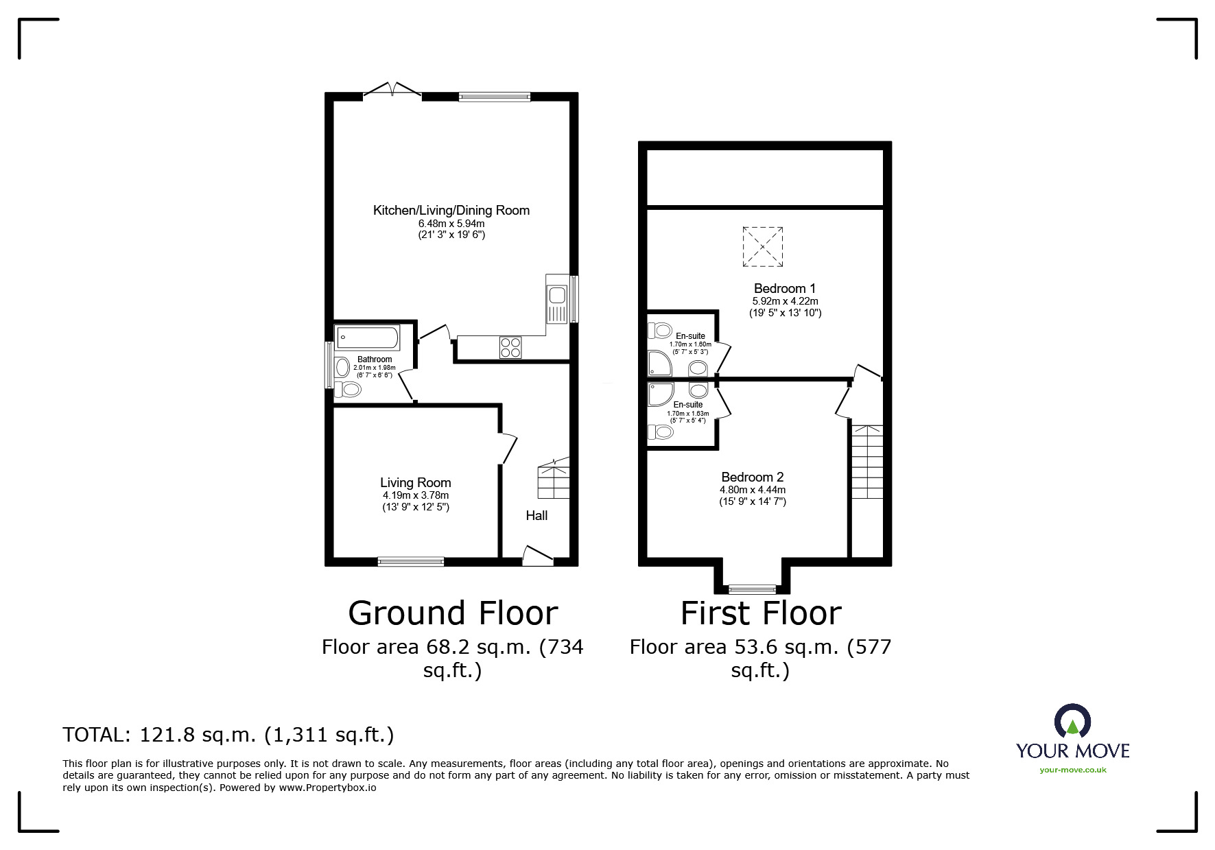 Floorplan of 3 bedroom Detached Bungalow for sale, Church Mews, Minsthorpe Lane, South Elmsall, West Yorkshire, WF9