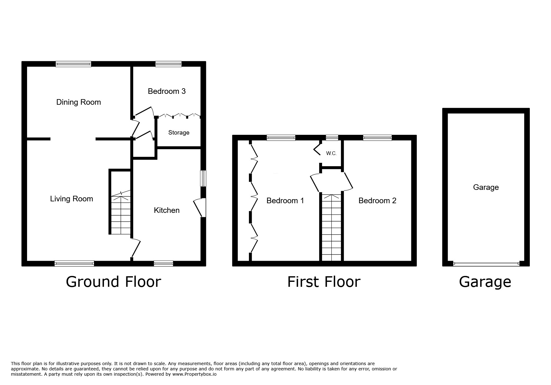 Floorplan of 3 bedroom Semi Detached Bungalow for sale, Redthorpe Crest, Barnsley, South Yorkshire, S75