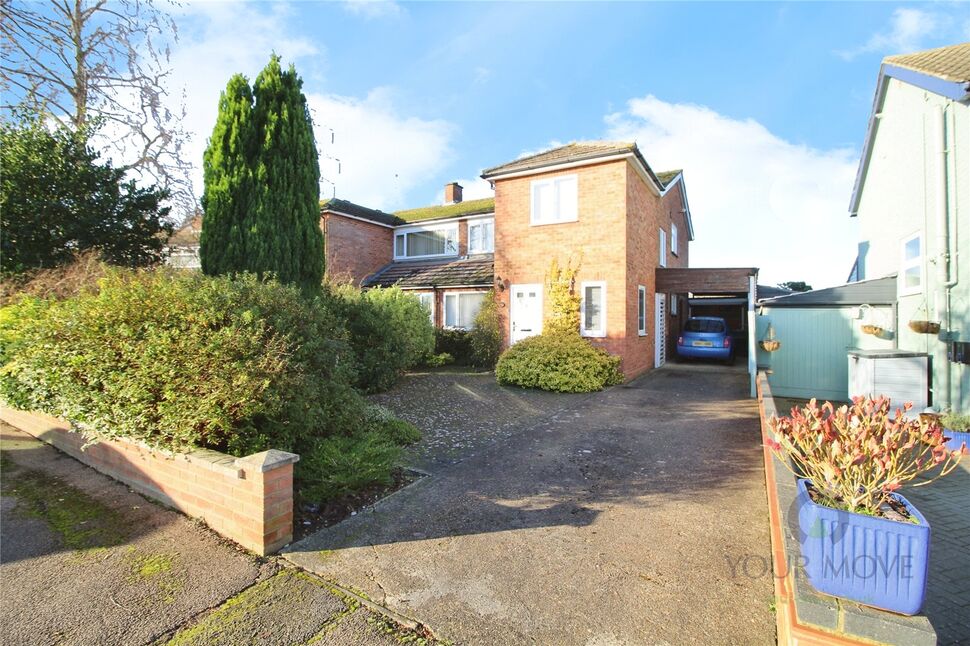 Main image of 4 bedroom Semi Detached House for sale, Curlew Crescent, Bedford, Bedfordshire, MK41