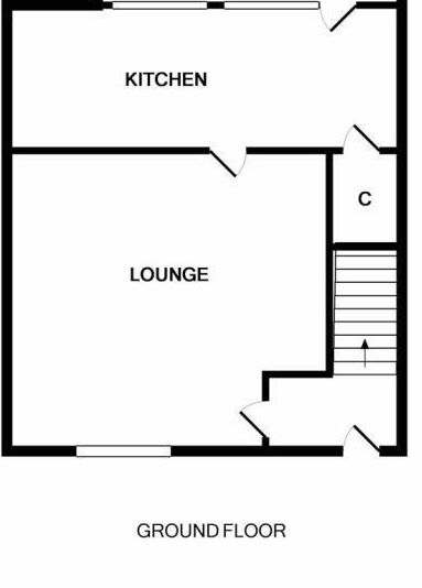 Floorplan of 2 bedroom Mid Terrace House for sale, Greenend View, Bellshill, North Lanarkshire, ML4