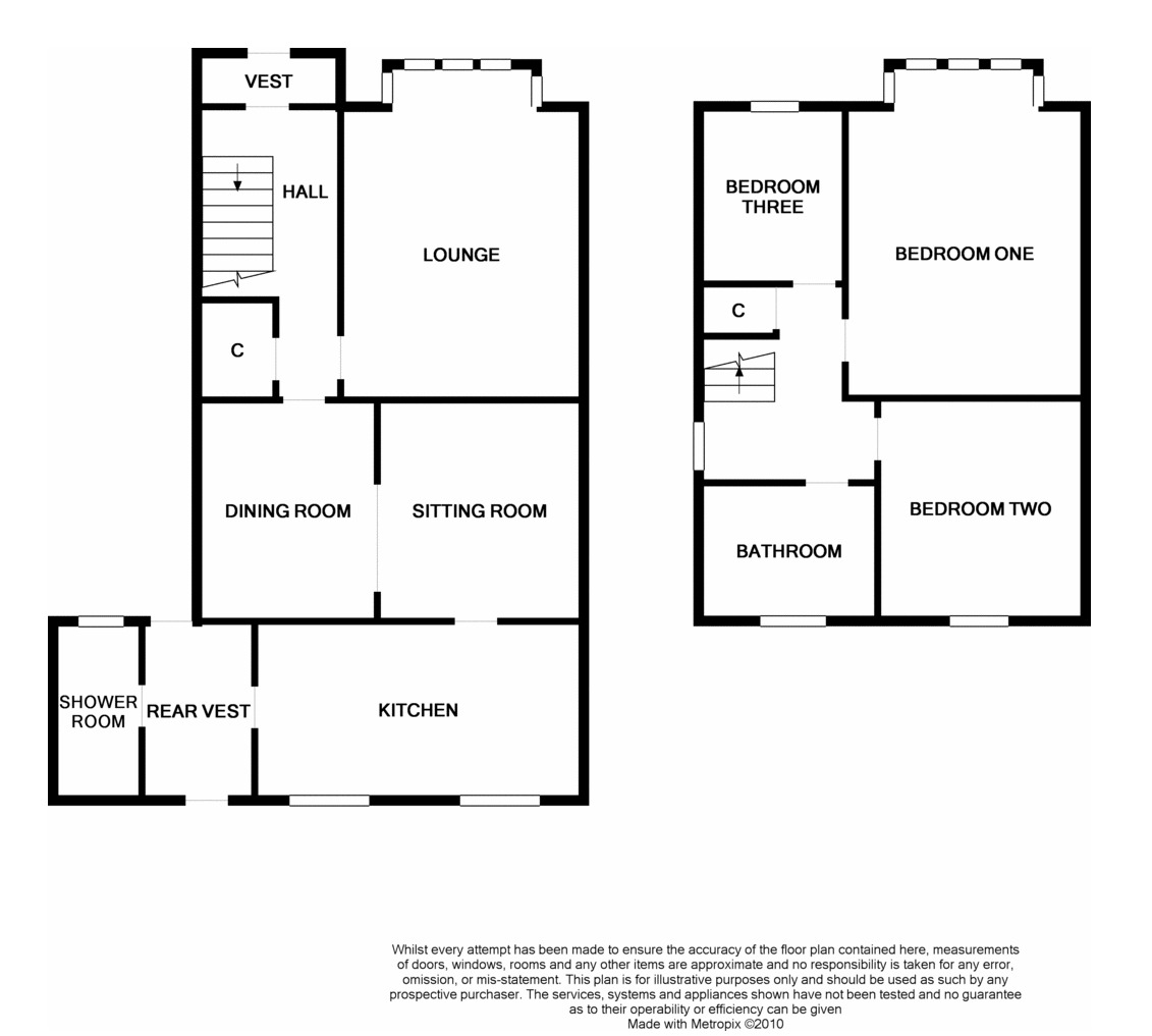 Floorplan of 3 bedroom Semi Detached House for sale, Wright Street, Renfrew, Renfrewshire, PA4