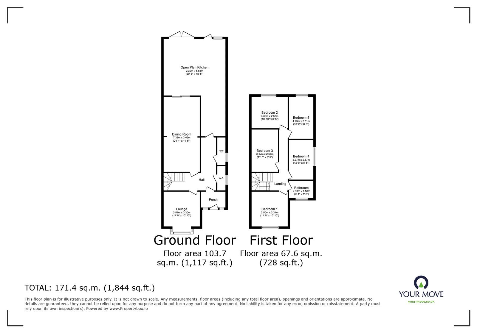 Floorplan of 5 bedroom Semi Detached House for sale, Lythalls Lane, Coventry, West Midlands, CV6