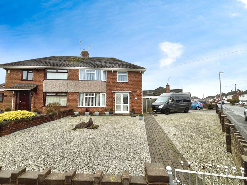 Main image of 3 bedroom Semi Detached House for sale, Hemsworth Drive, Bulkington, Warwickshire, CV12