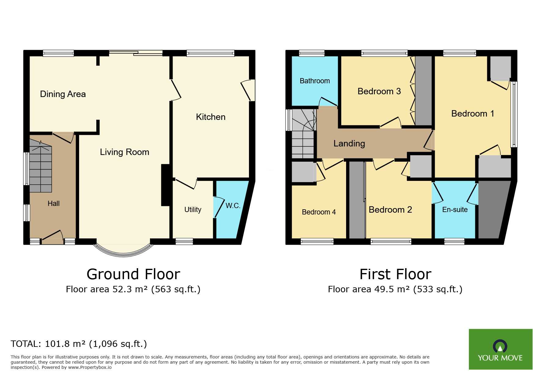 Floorplan of 4 bedroom Detached House for sale, Askern Close, Bexleyheath, DA6