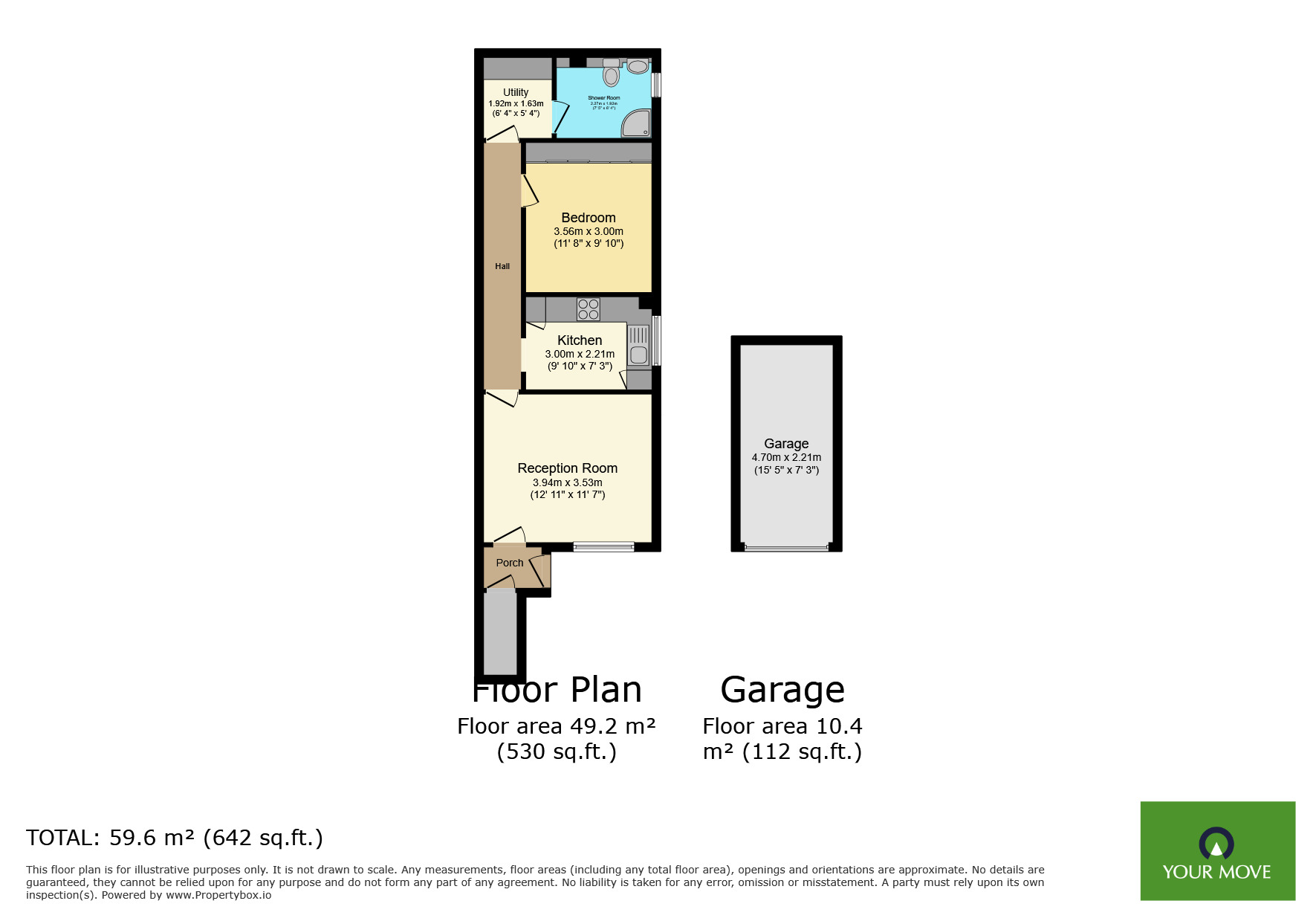 Floorplan of 1 bedroom  Flat for sale, Methuen Road, Bexleyheath, DA6