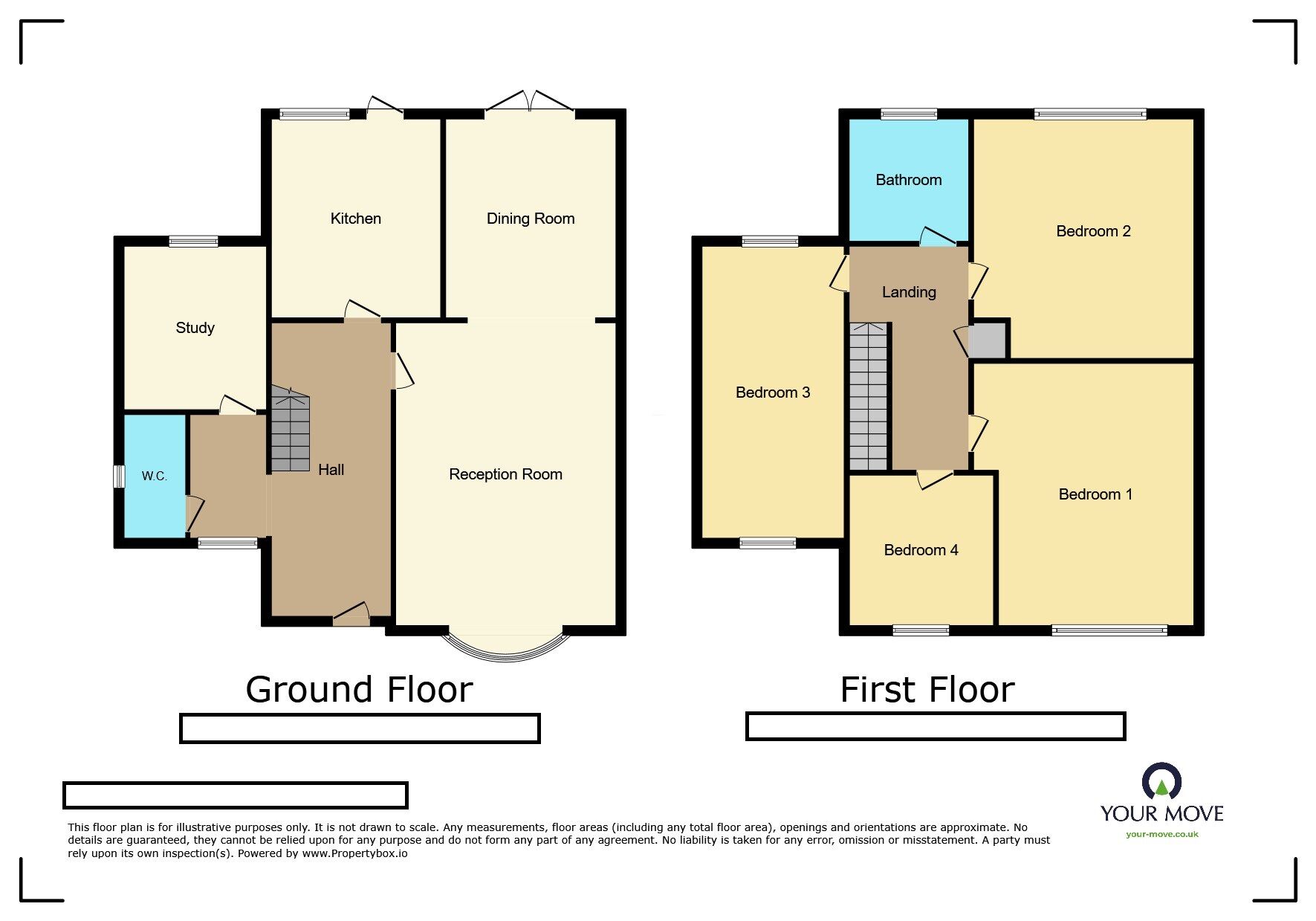 Floorplan of 4 bedroom End Terrace House for sale, Braeside Crescent, Bexleyheath, DA7