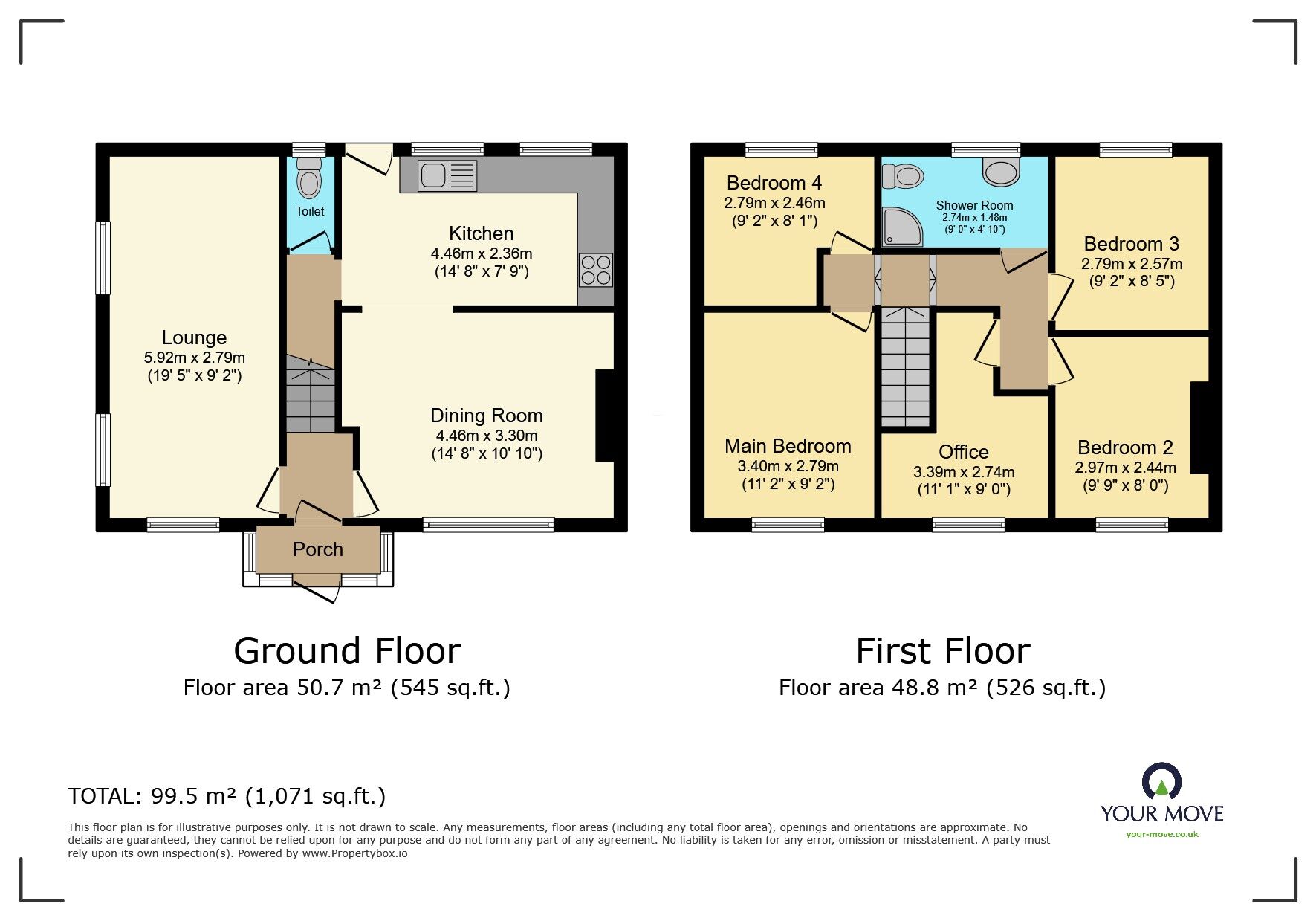 Floorplan of 4 bedroom End Terrace House for sale, Hudson Road, Bexleyheath, DA7