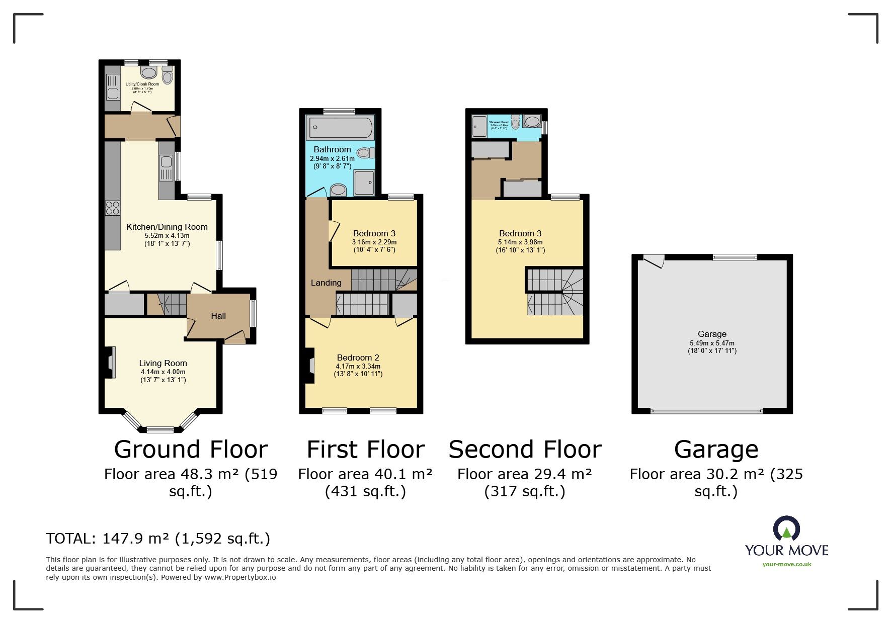 Floorplan of 3 bedroom Semi Detached House for sale, North Street, Bexleyheath, DA7