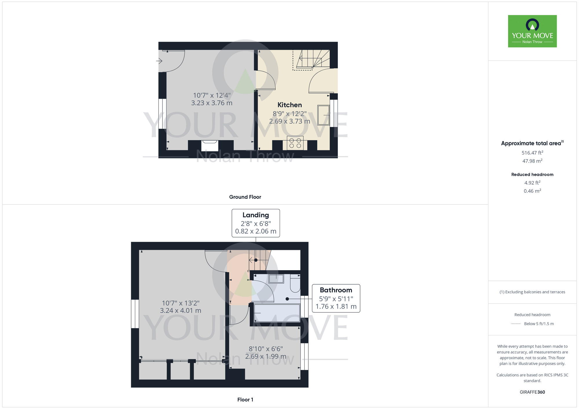 Floorplan of 2 bedroom Mid Terrace House to rent, Nelson Street, Buckingham, Buckinghamshire, MK18