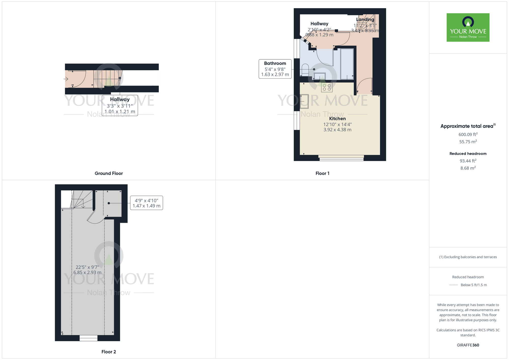 Floorplan of 1 bedroom  Flat to rent, The Chewar, Buckingham, Buckinghamshire, MK18