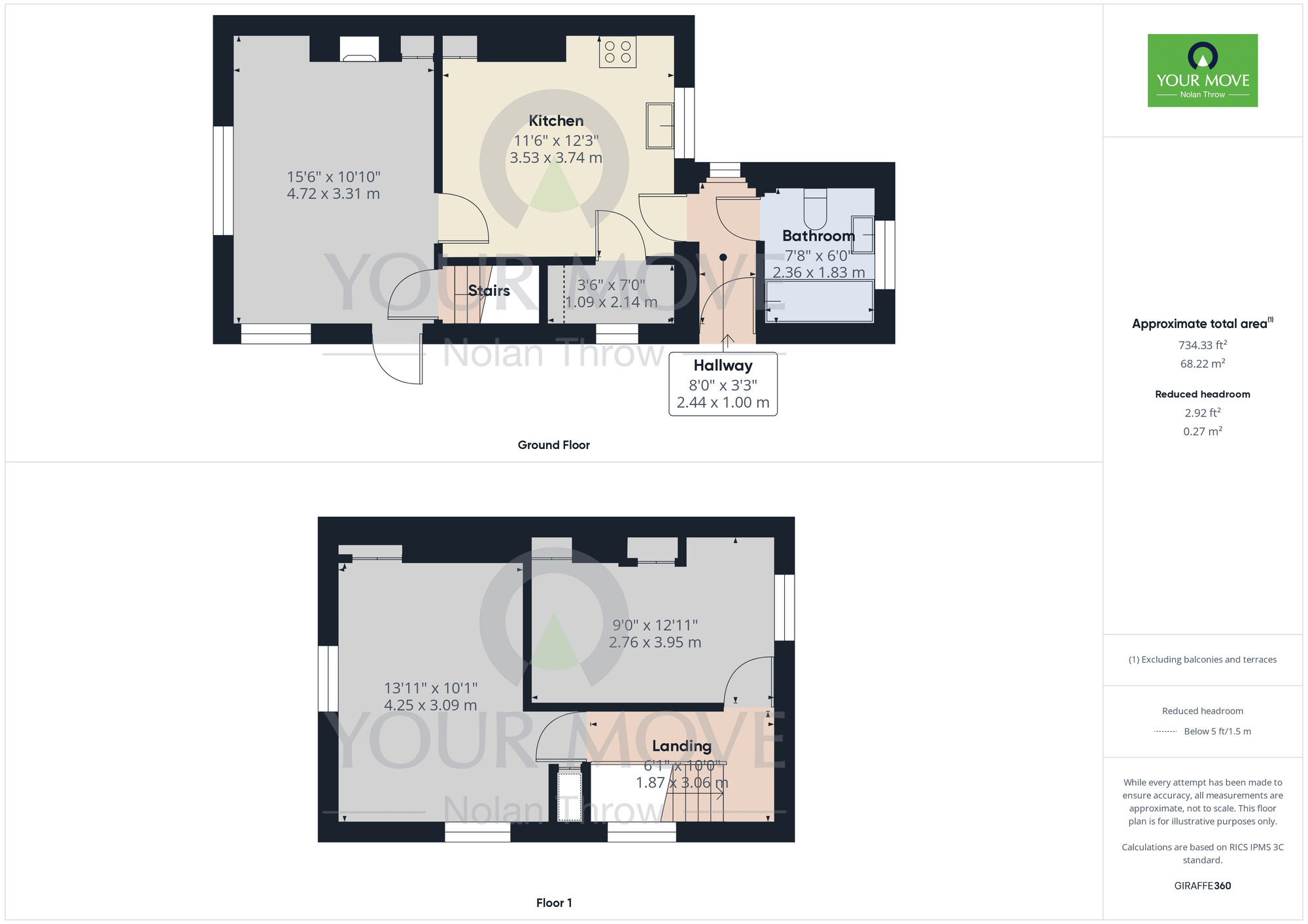 Floorplan of 2 bedroom  House to rent, Middle Claydon, Buckingham, Buckinghamshire, MK18