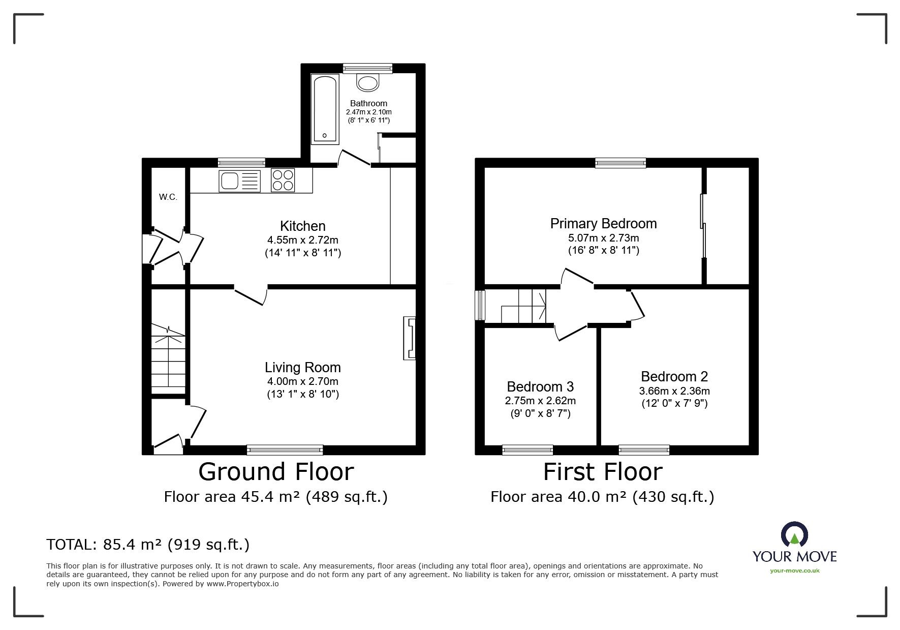 Floorplan of 3 bedroom Semi Detached House for sale, Dalton Avenue, Carlisle, Cumbria, CA2