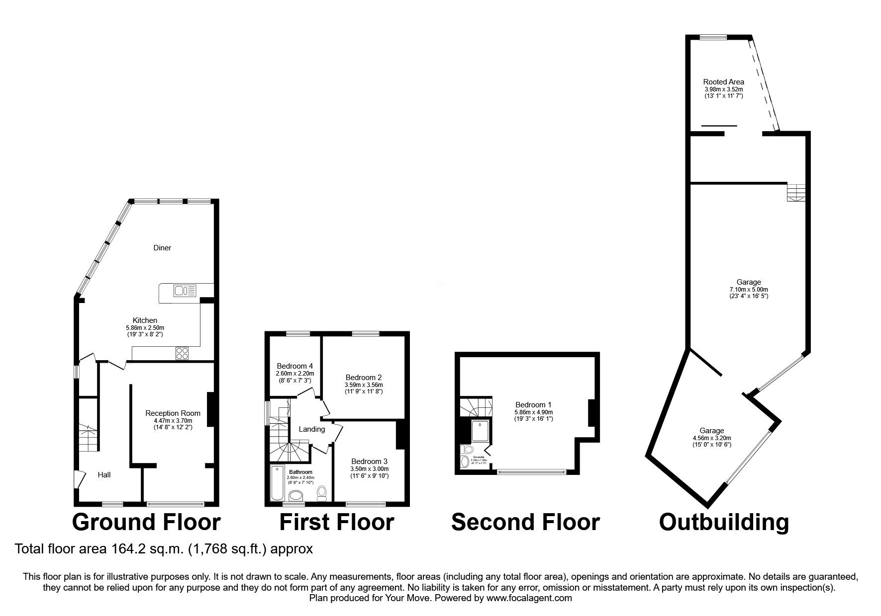 Floorplan of 4 bedroom Semi Detached House for sale, Chertsey Bank, Carlisle, Cumbria, CA1