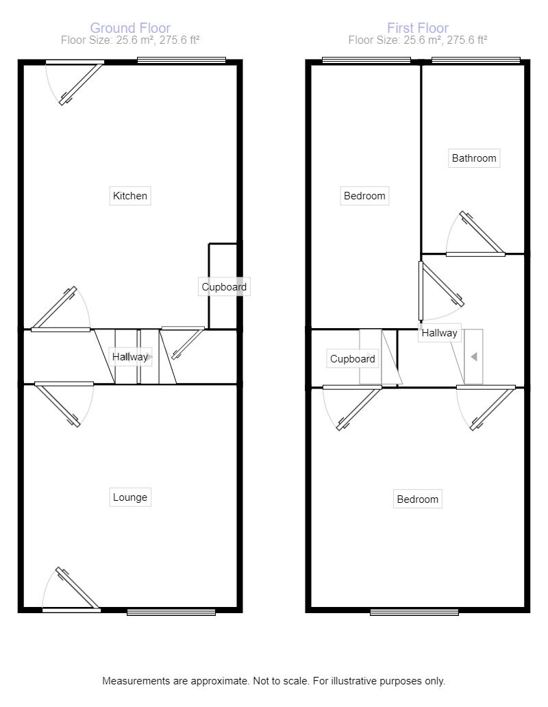 Floorplan of 2 bedroom Mid Terrace House for sale, Arundel Road, Chapeltown, South Yorkshire, S35