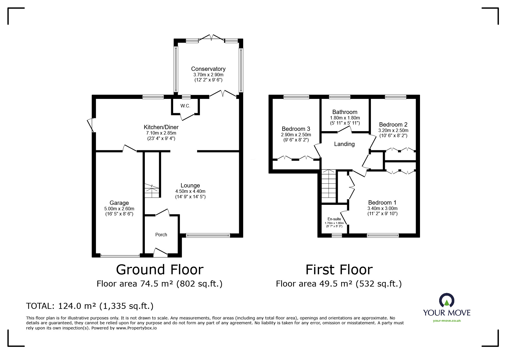 Floorplan of 3 bedroom Detached House for sale, Sundew Gardens, High Green, South Yorkshire, S35