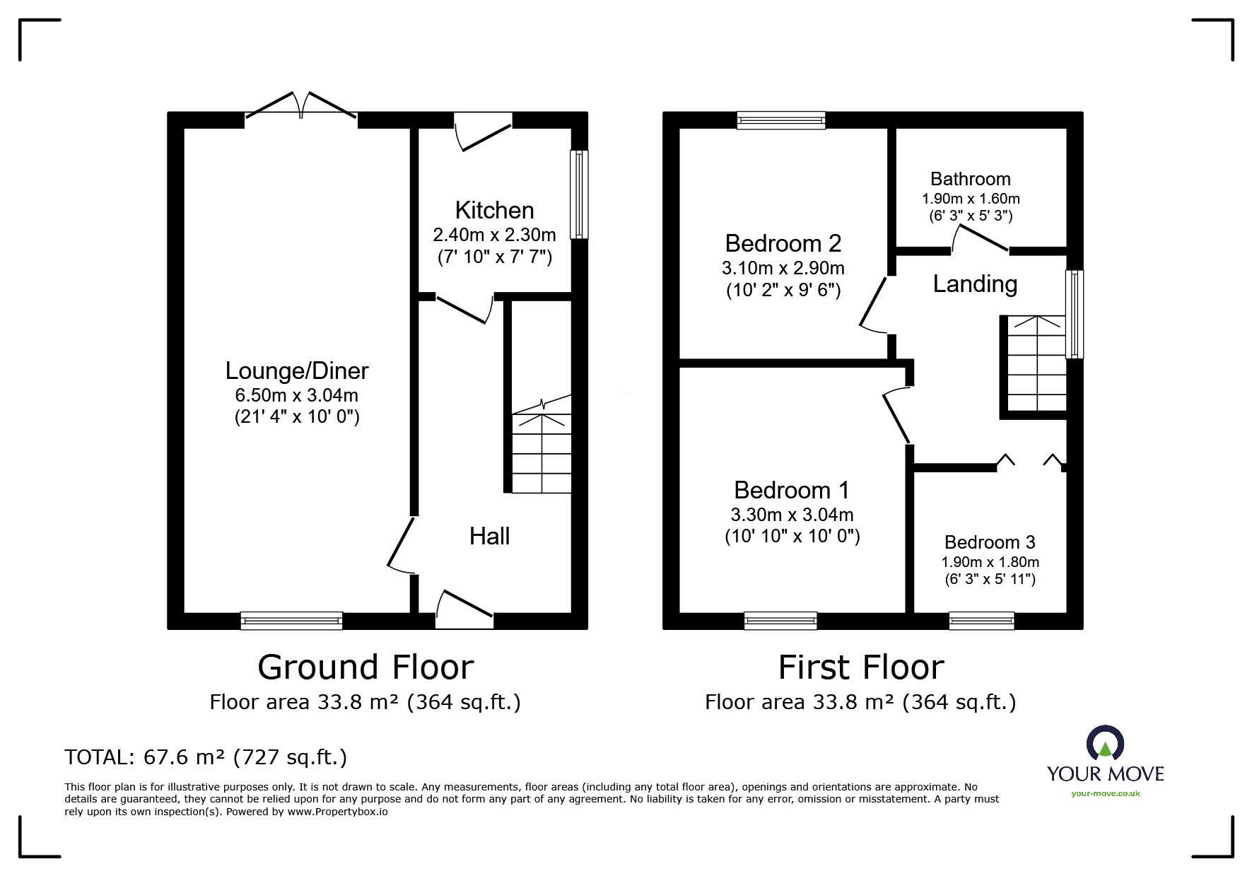 Floorplan of 3 bedroom Semi Detached House for sale, Sandstone Drive, Sheffield, South Yorkshire, S9