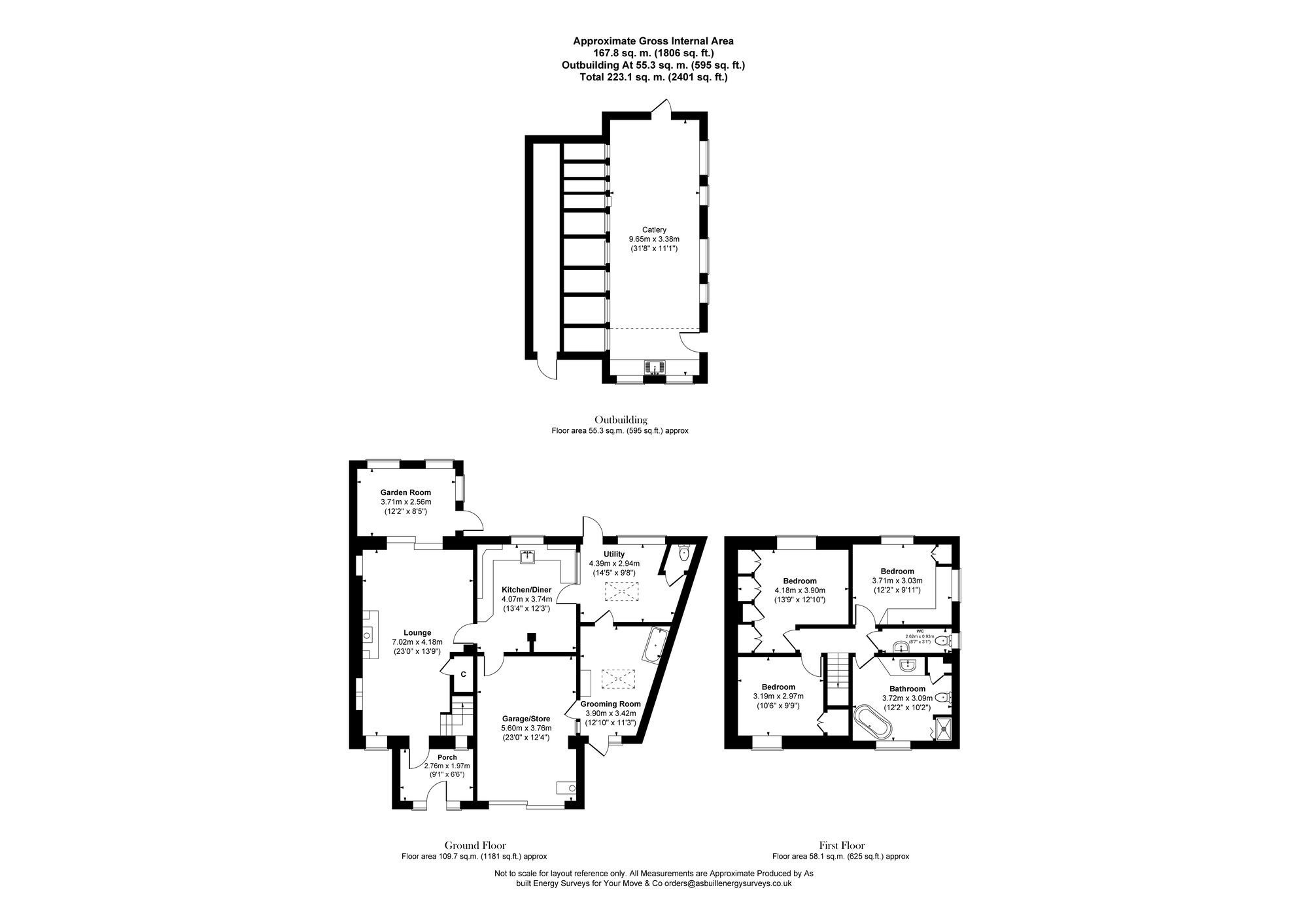 Floorplan of 3 bedroom Semi Detached House for sale, Nancy Cottages, Greaves Lane, Sheffield,, S35