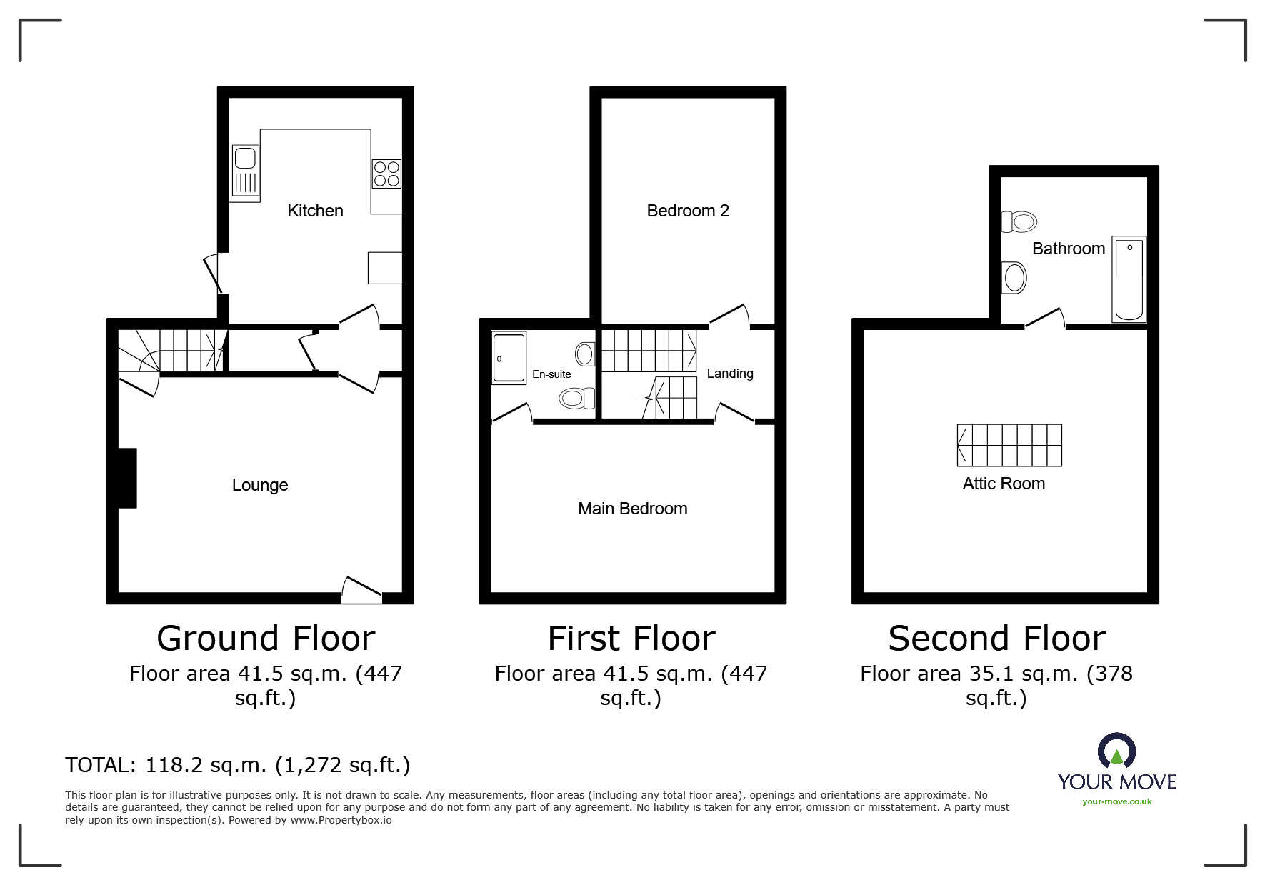 Floorplan of 2 bedroom  House to rent, Sydney Road, Sheffield, South Yorkshire, S6