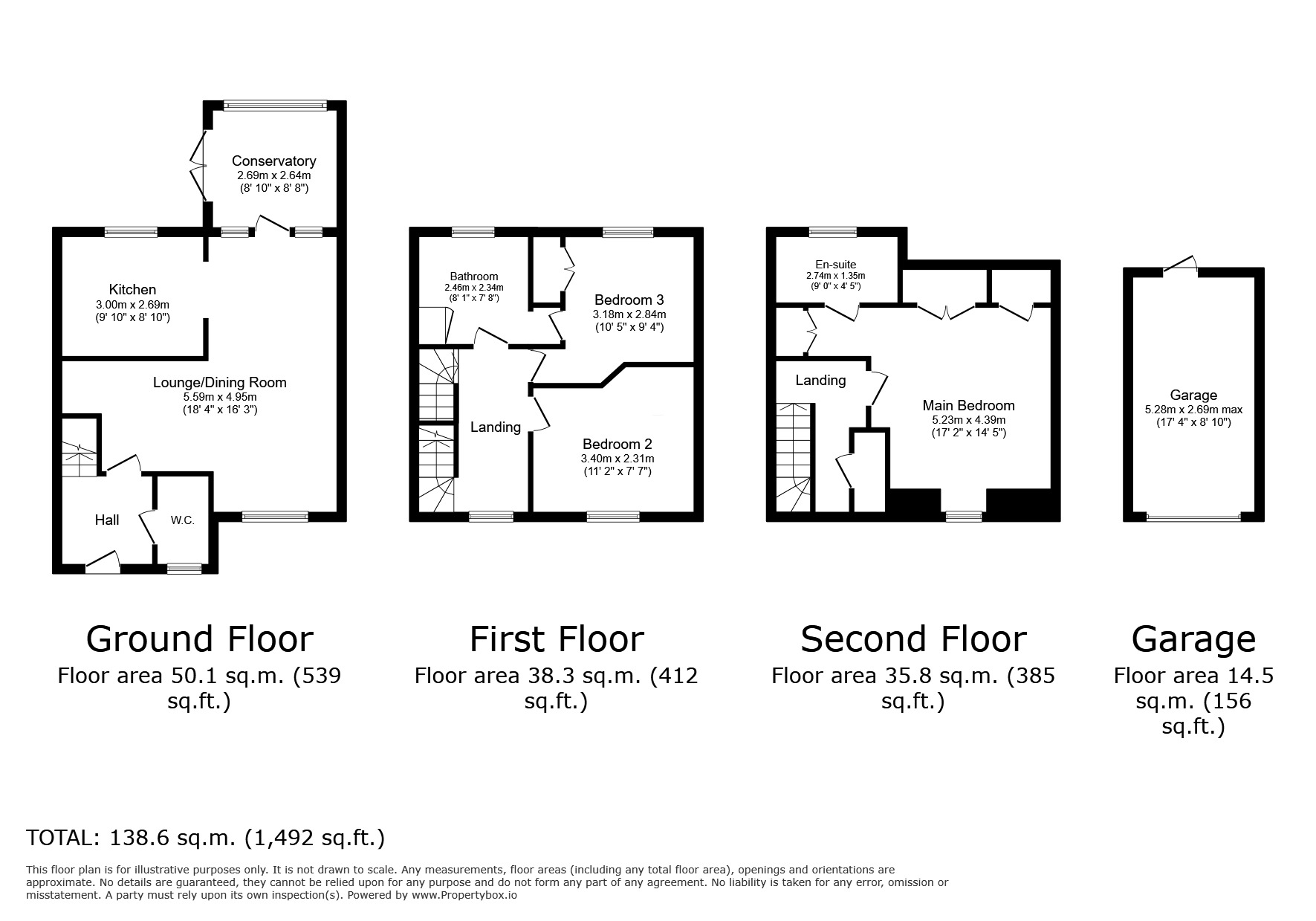 Floorplan of 3 bedroom Semi Detached House for sale, The Pinnacles, St. Marys Island, Kent, ME4