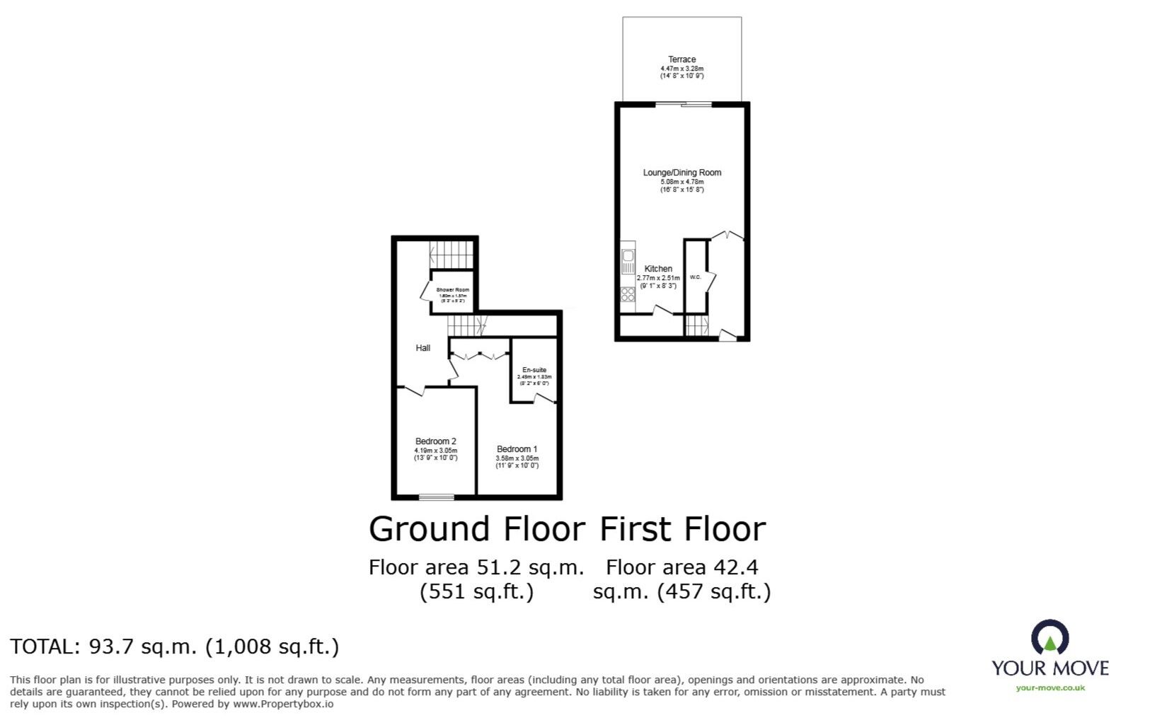 Floorplan of 2 bedroom  Flat for sale, Barrier Road, Chatham, Kent, ME4