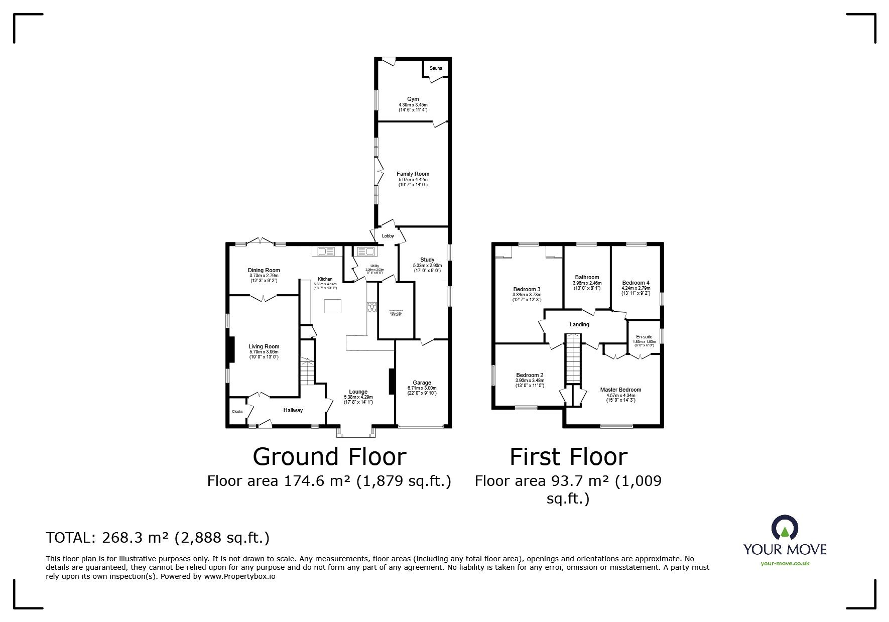 Floorplan of 4 bedroom Detached House for sale, Maidstone Road, Chatham, Kent, ME4