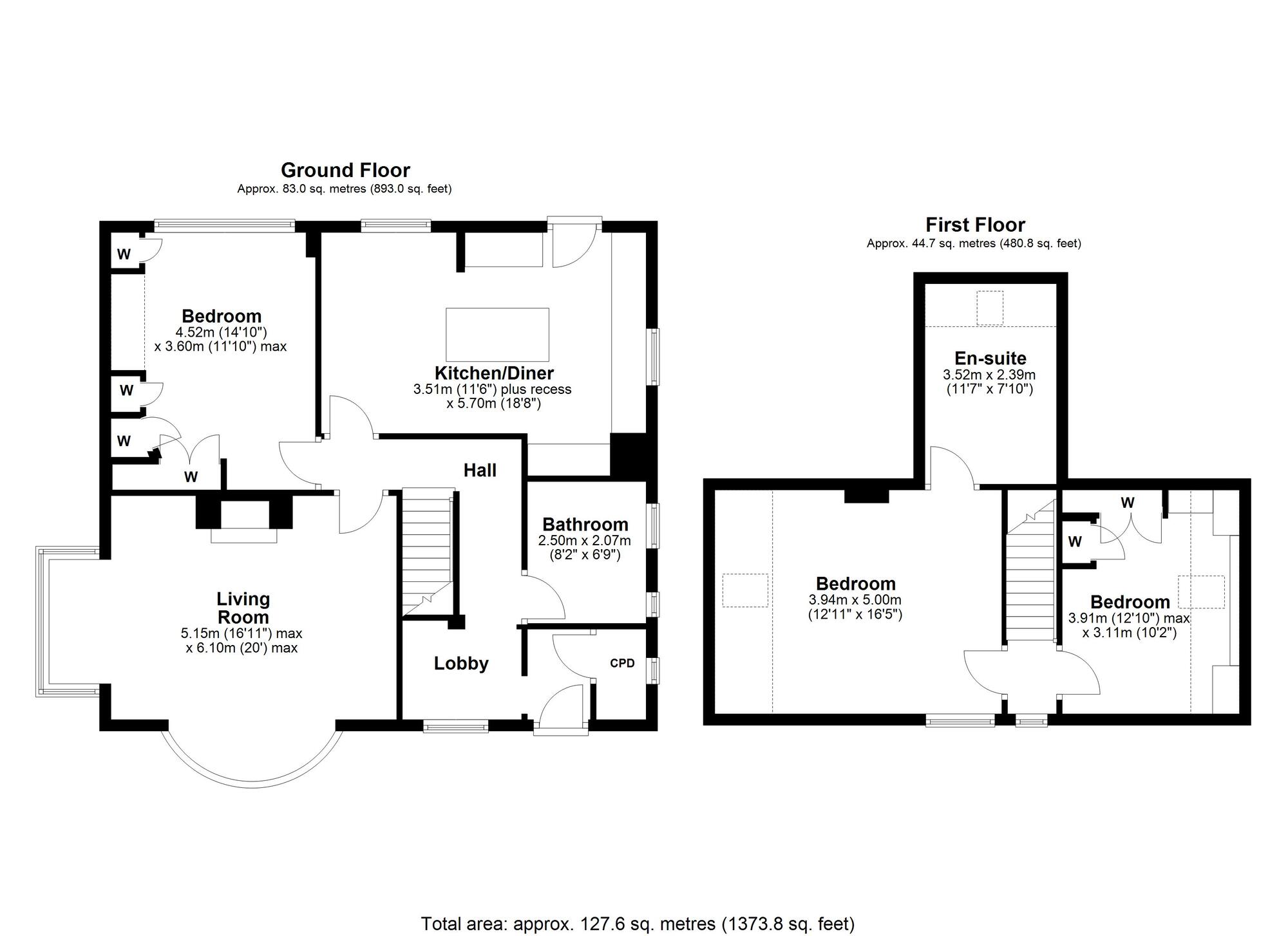 Floorplan of 3 bedroom Detached House for sale, Woodside Lane, Ryton, Tyne and Wear, NE40