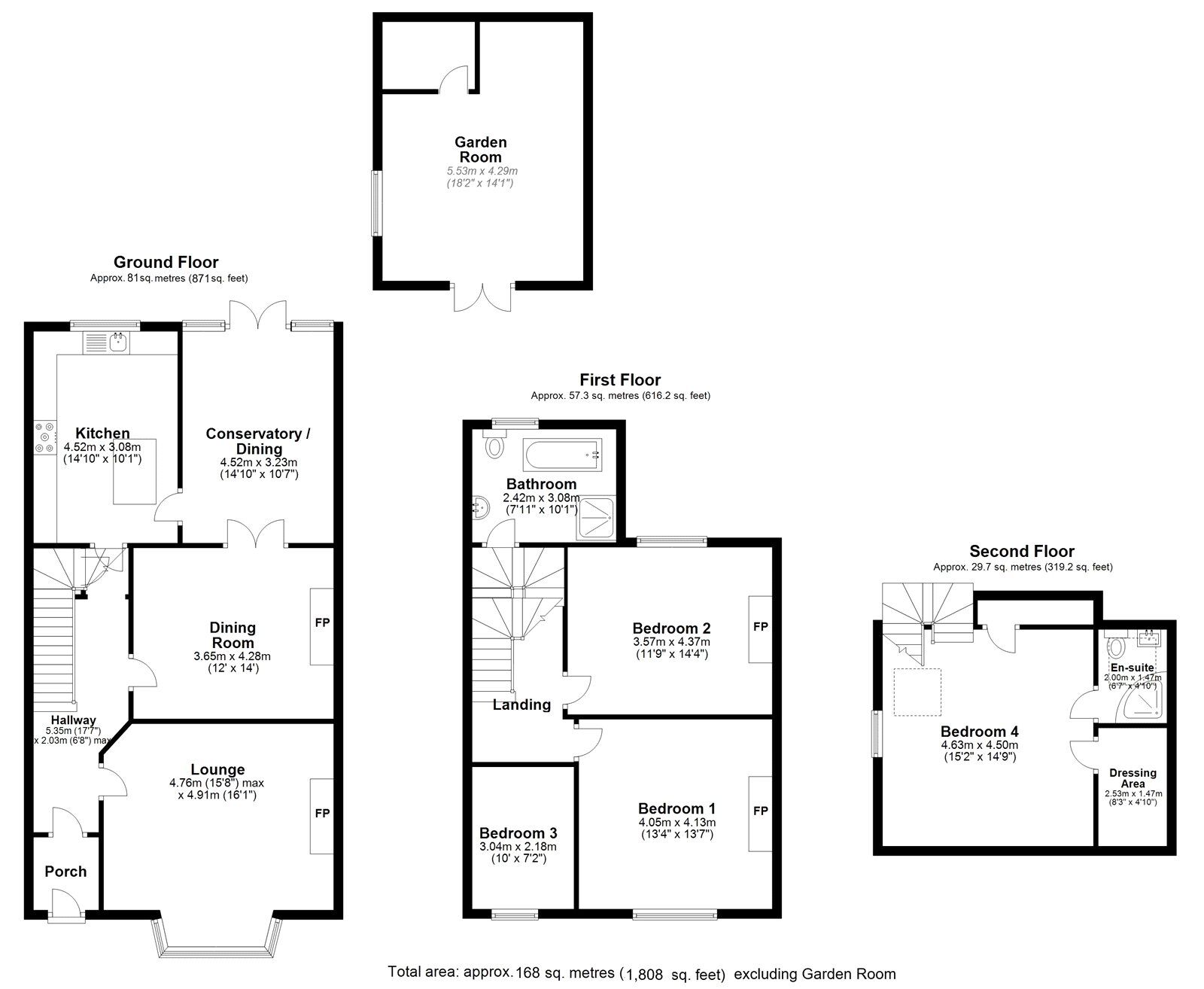 Floorplan of 4 bedroom Detached House for sale, Main Road, Ryton, Tyne and Wear, NE40