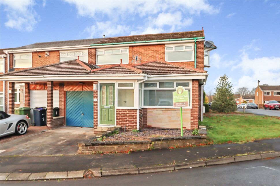 Main image of 3 bedroom End Terrace House for sale, Bywell Close, Crawcrook, Tyne & Wear, NE40