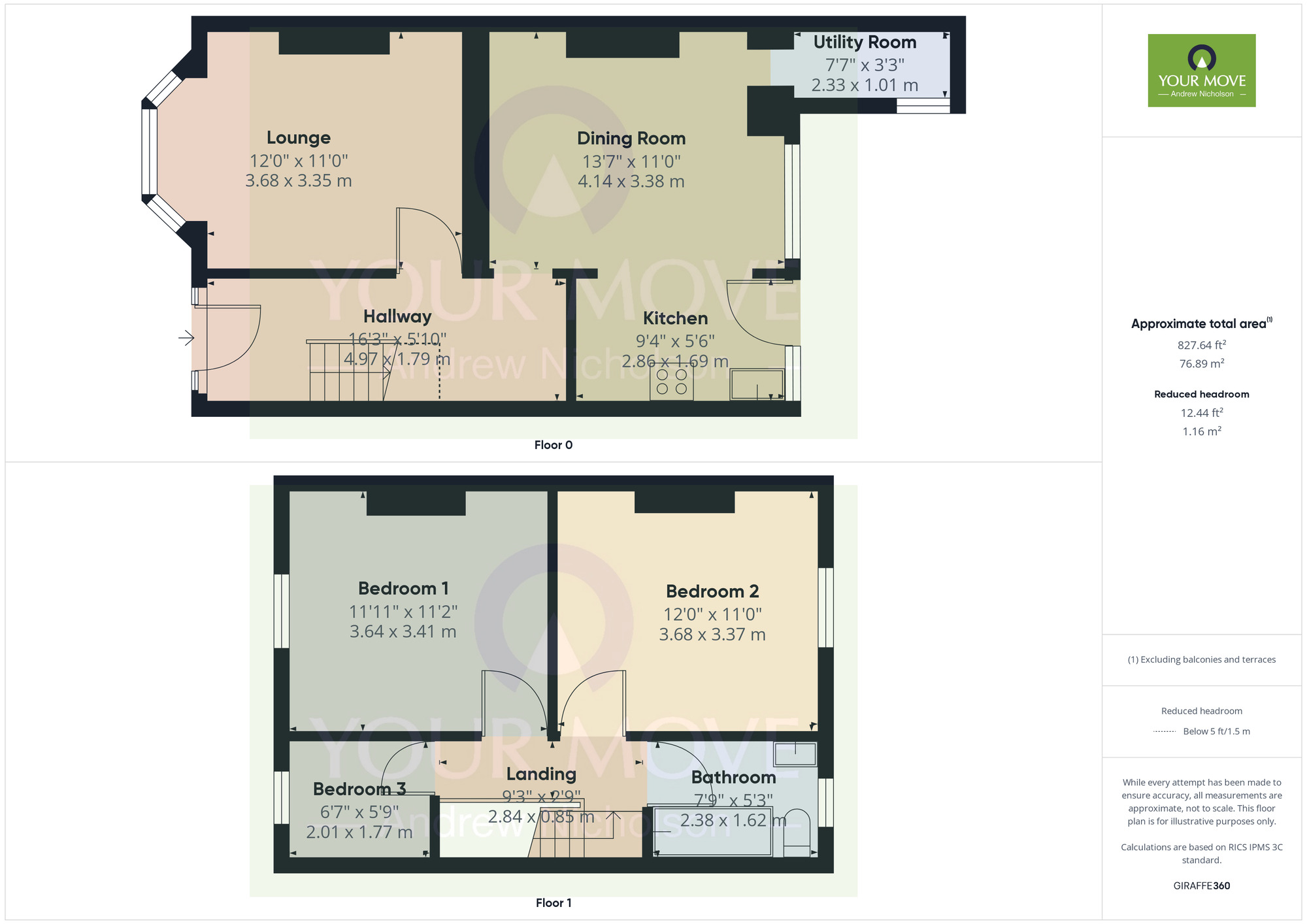 Floorplan of 3 bedroom Semi Detached House to rent, Broad Street, Crewe, CW1