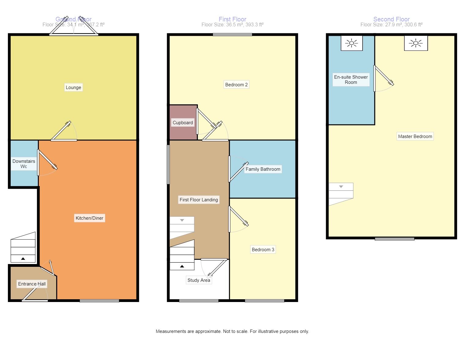 Floorplan of 3 bedroom Semi Detached House to rent, Rotary Way, Shavington, Crewe, CW2