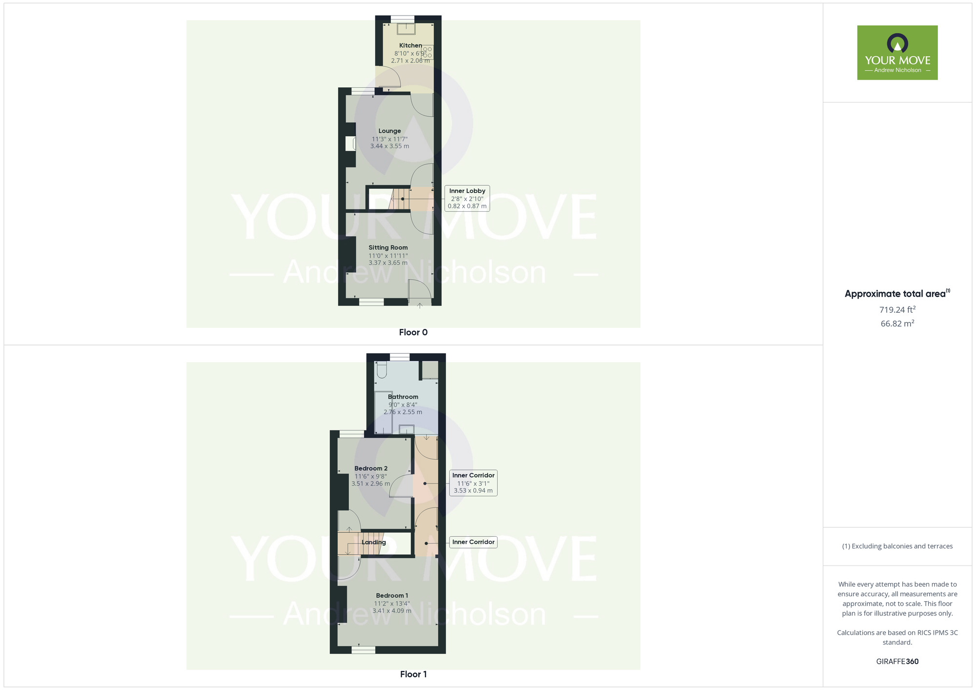 Floorplan of 2 bedroom Mid Terrace House to rent, South Street, Crewe, CW2