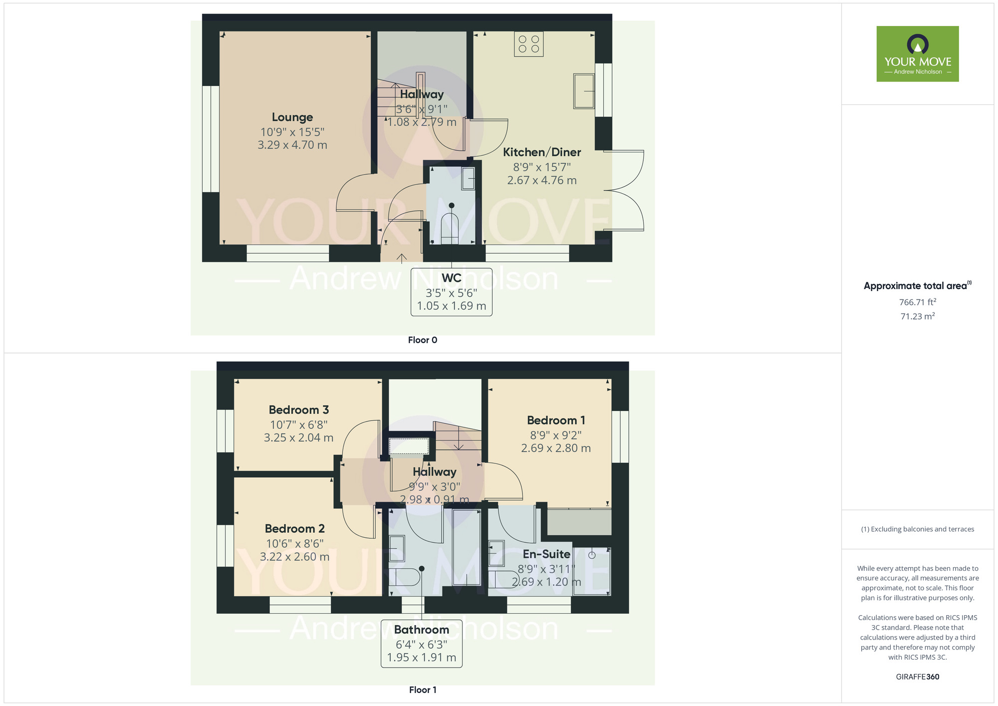 Floorplan of 3 bedroom Detached House for sale, Wigeon Road, Wistaston, Cheshire, CW2