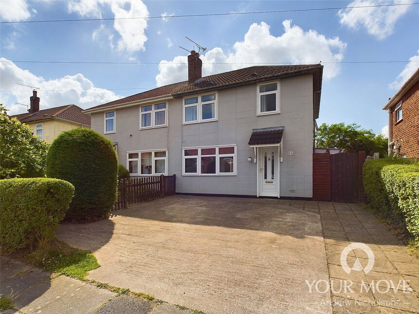 Main image of 3 bedroom Semi Detached House for sale, Marple Crescent, Crewe, Cheshire, CW2