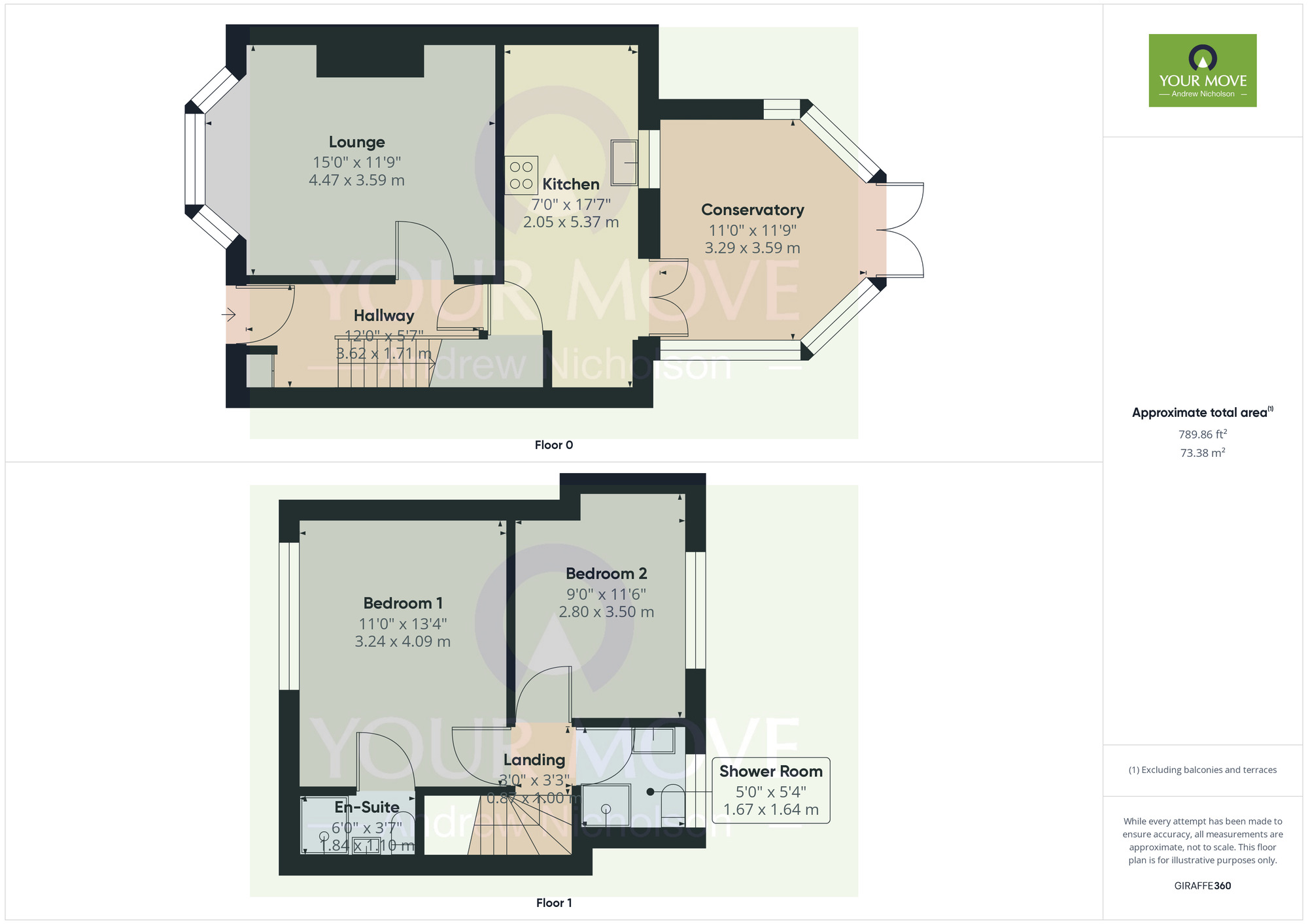 Floorplan of 2 bedroom Semi Detached House for sale, Pear Tree Avenue, Crewe, Cheshire, CW1