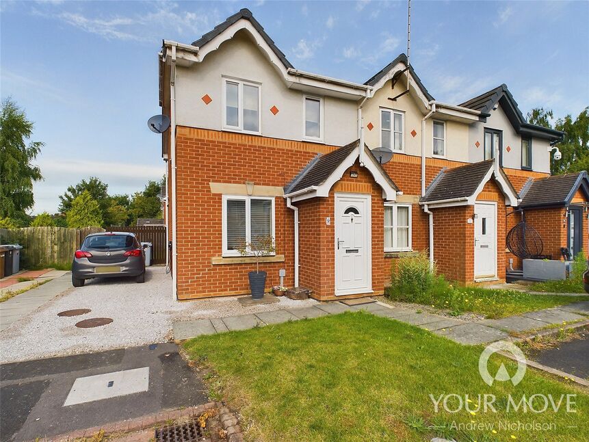 Main image of 2 bedroom End Terrace House for sale, Hughes Drive, Crewe, Cheshire, CW2