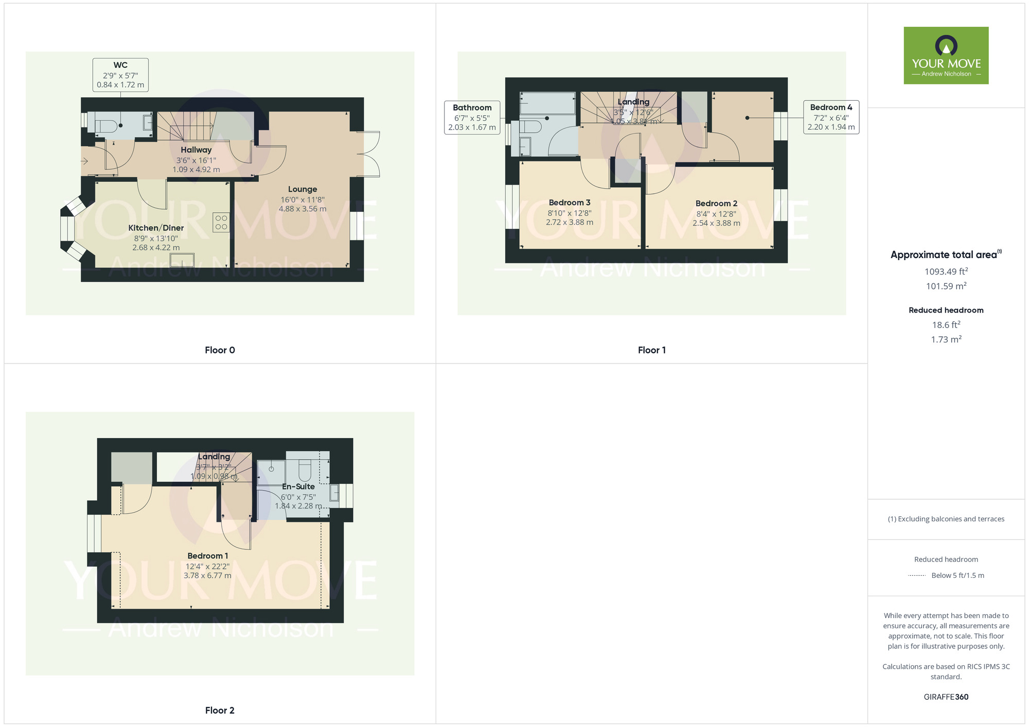 Floorplan of 4 bedroom Semi Detached House for sale, John Hammond Close, Weston, Cheshire, CW2