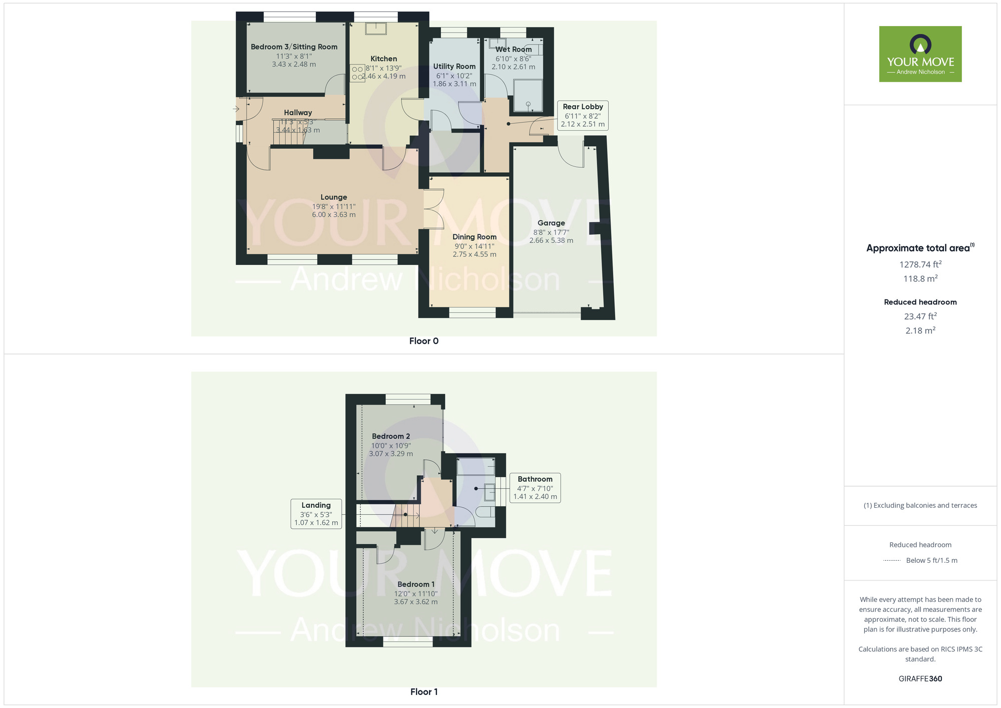 Floorplan of 3 bedroom Detached House for sale, Lear Drive, Wistaston, Cheshire, CW2