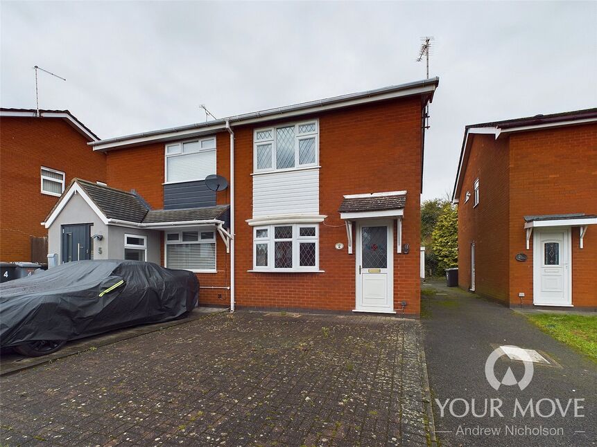 Main image of 2 bedroom Semi Detached House for sale, Brook Close, Crewe, Cheshire, CW1