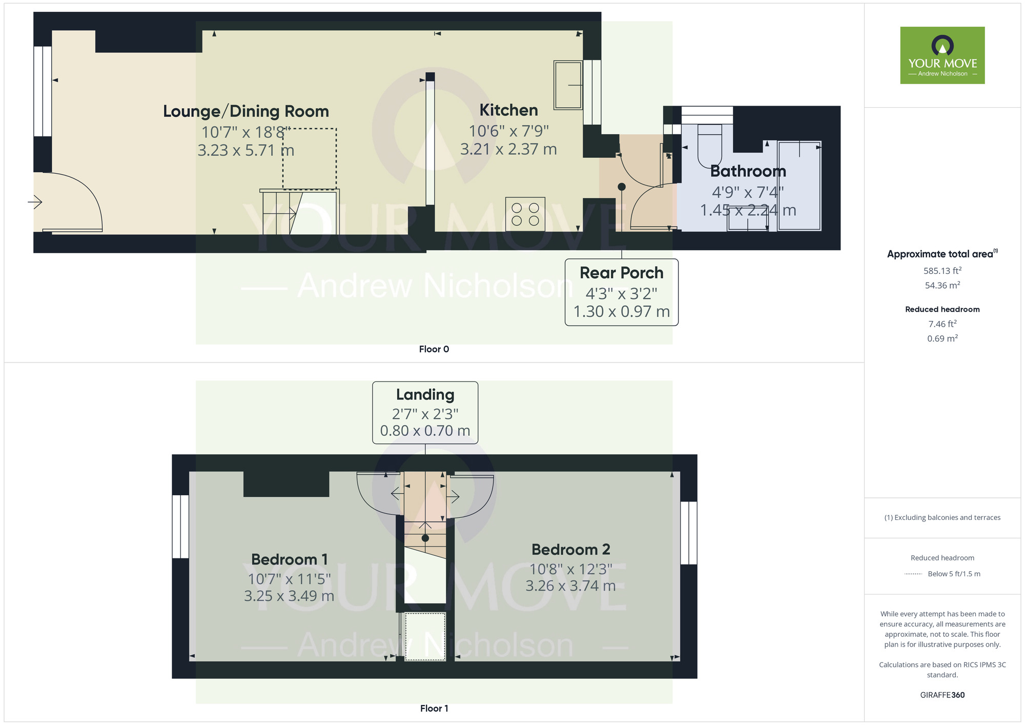 Floorplan of 2 bedroom Mid Terrace House to rent, West Street, Crewe, Cheshire, CW1