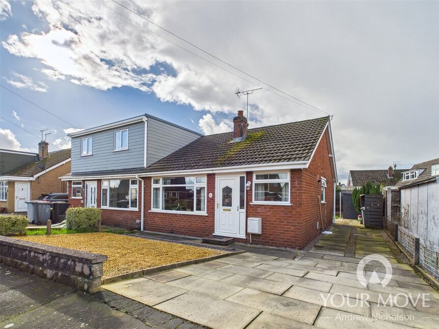 Main image of 2 bedroom Semi Detached Bungalow for sale, Delves Close, Shavington, Cheshire, CW2